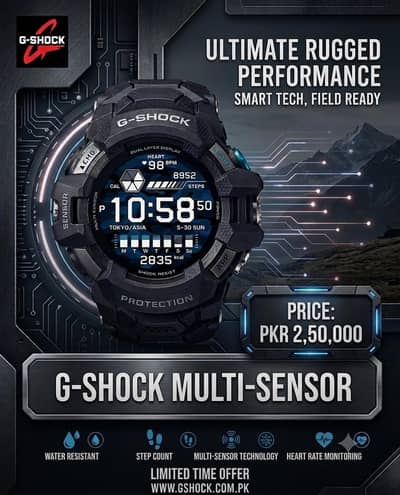 Casio G-Shock GSW-H1000 Smart Watch | Box Pack | Men's Branded watch |