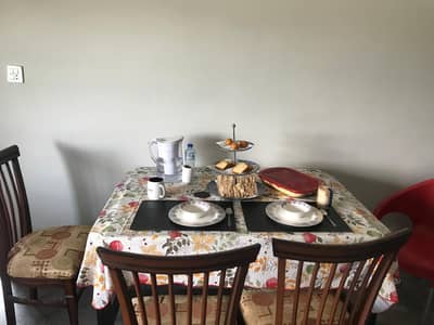 dinning table with heavy marble top