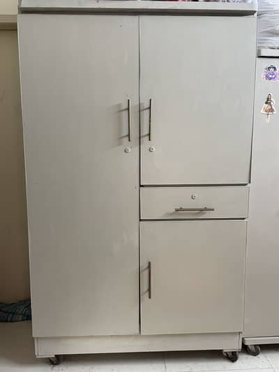 Wooden wardrobe
