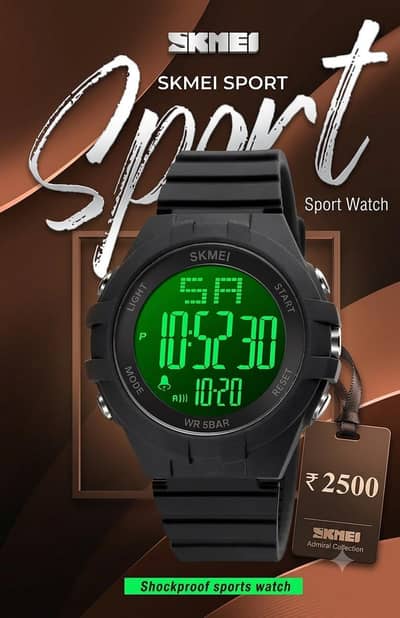 SKMEI Dual Time Watch New