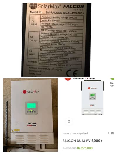 Solarmax Falcon Dual PV6000+