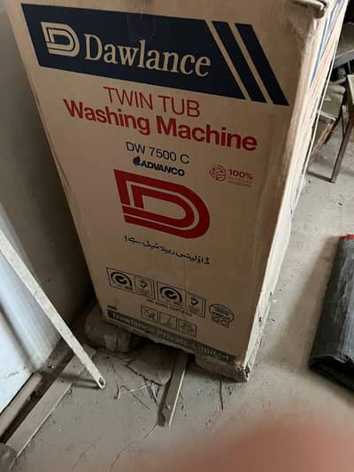 New Dawlance Washing Machine Twin Tub