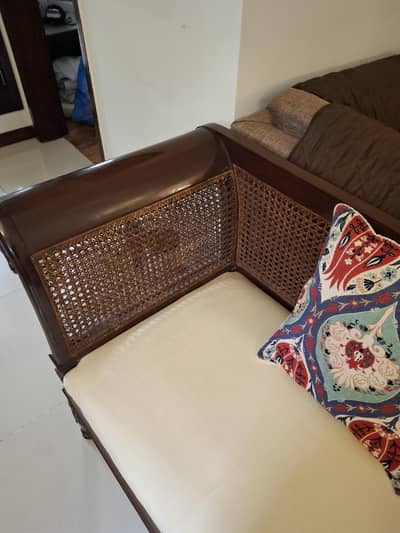 antique sheesham wood sofa