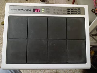 Roland SPD-20 Original Percussion Pad - Complete Live Setup (With Stan