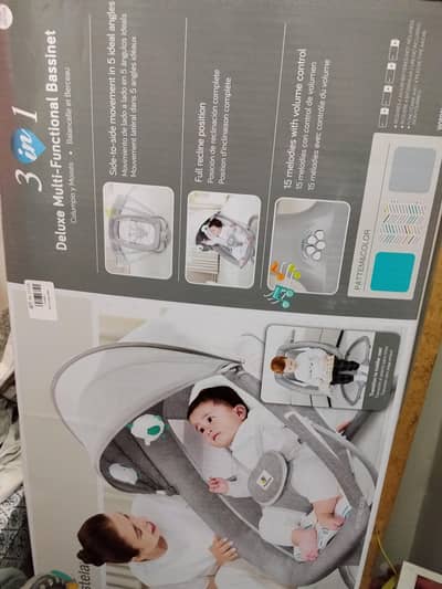 3 in 1 Baby Swing Automatic , by Bachay Party