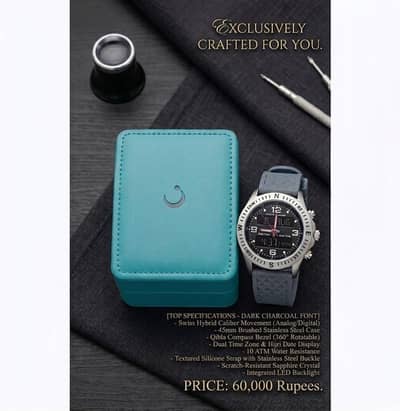 *Alfajr Azan Watch WH-24 - Qibla Compass + Azan Time