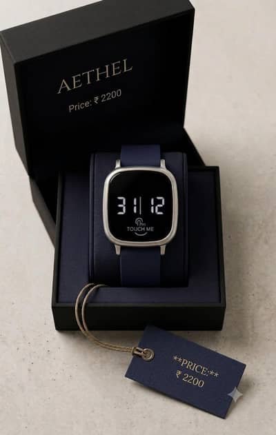 Anko Touch LED Digital Watch - Blue Strap`