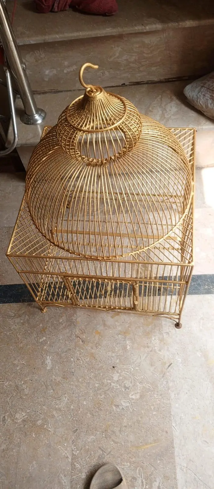 ANTIQUE 60 YEARS PARROTS CAGE(03204086160) — photo 2