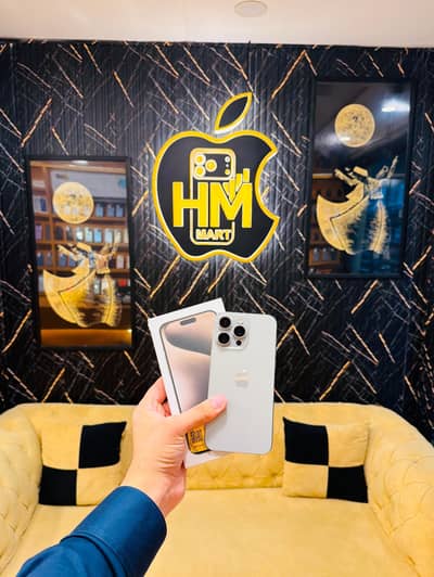 iPhone 15 Pro Max with Box 256GB PTA Approved Natural Genuine WP