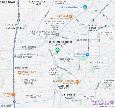 10 Marla Residential Plot for Sale in Tariq Gardens Block H Prime Location