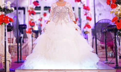 bridal dress maksi