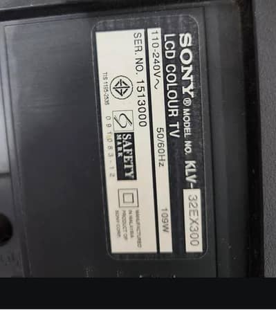 sony Bravo 32 inch LCD original