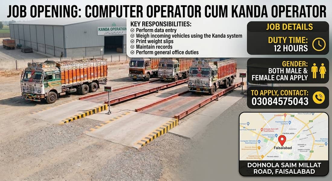 Computer operator/ data entry 1