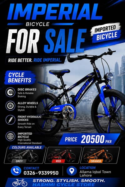 cycle 20inches brand new 0326/9339/950