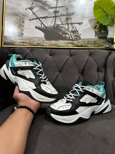 New Chunky White Black Sneakers for Men - Size 40-44