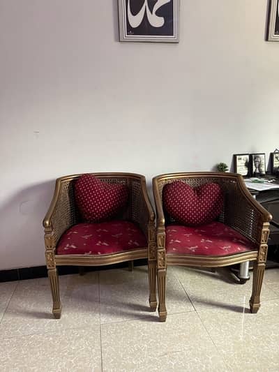 Golden Room sofa Chairs Premium excellent condition