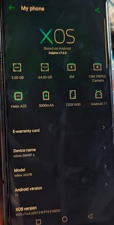 Infinix Smart 6