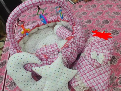 2 in 1 Luxury Baby Nest Bed Set