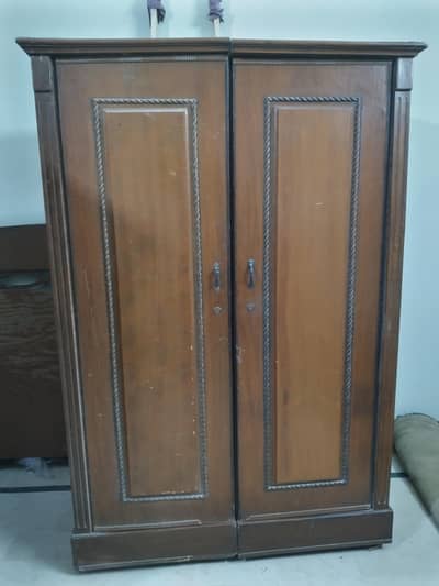 2 door wooden  cupboard