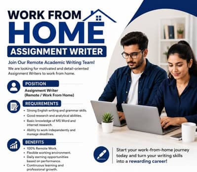 Online Jobs | Assignment Work | Part Time Jobs | Work from Home