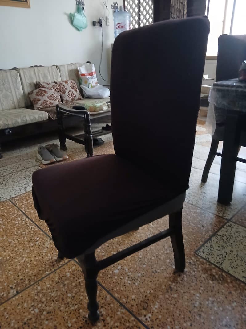 DINING TABLE WITH MARBLE TOP 1