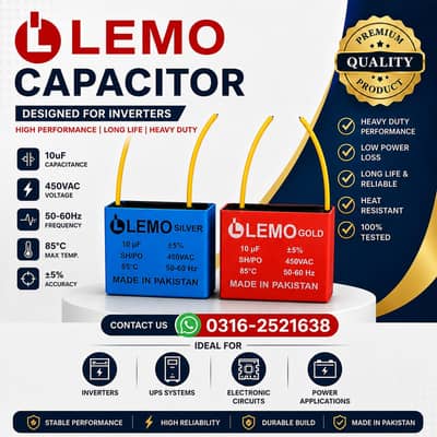 Inverter Capacitor 10uF 450V Wholesale / LEMO Gold Capacitor