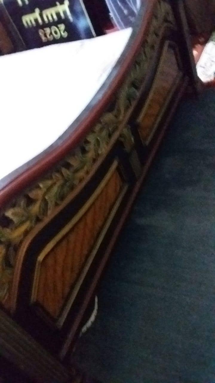 pure wooden solid Bed 1