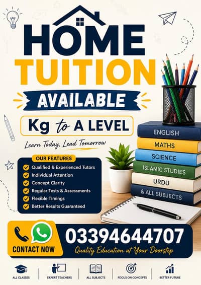 home tuition available