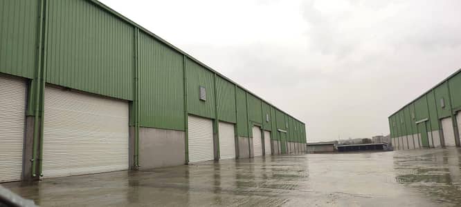 100,000 Sq. Ft. Brand New Warehouse for Rent Humak Industrial Estate Prime Location: Humak Industrial Estate, between Islamabad & Rawalpindi