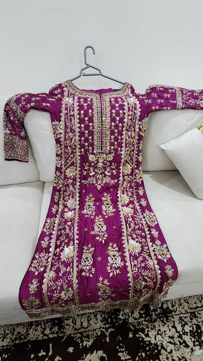 10/10 condition party wear 3 piece designer dress