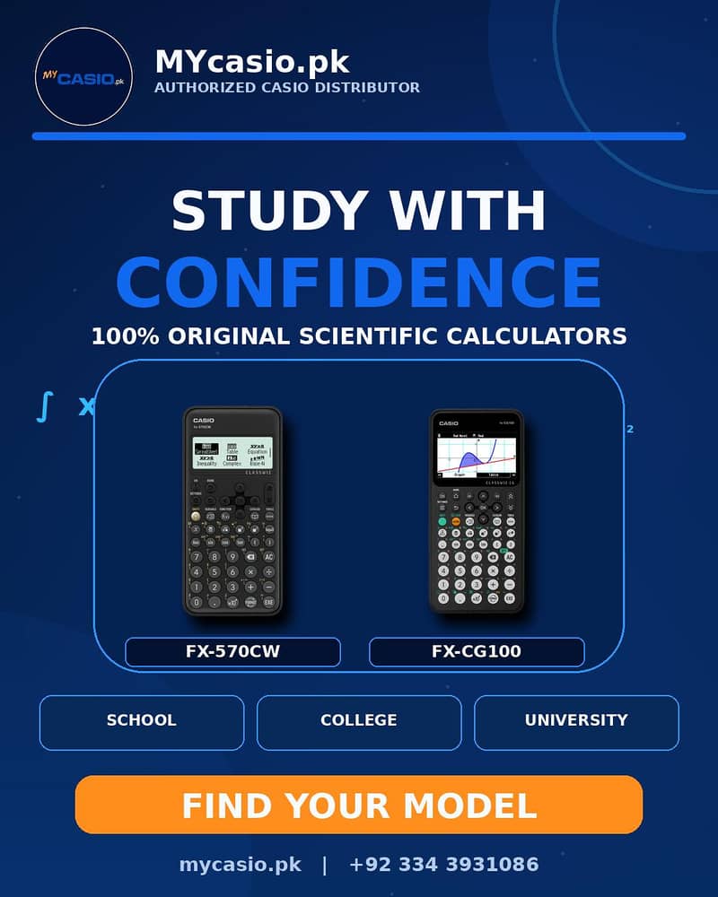 Original Casio Calculators 1