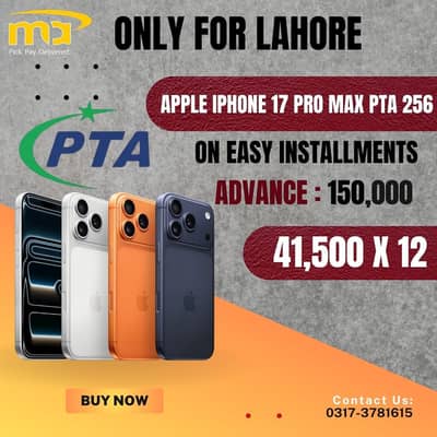 Apple iPhone 17 Pro Max Pta On Installments