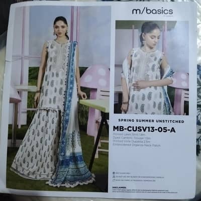 Maria b original embroidered lawn dress