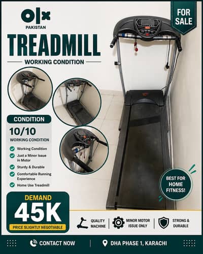 Treadmill | Electric Treadmil | Home Gym equipment | Running machine