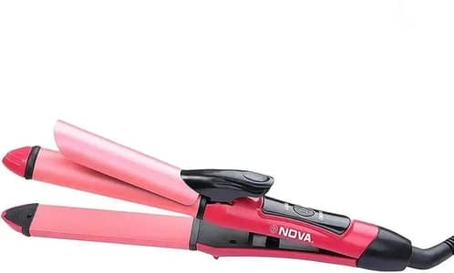 Hair straightener or curler 2 in 1 , free dilvery