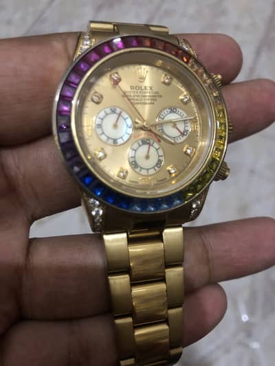Rlx Daytona Style – Rainbow Bezel – Premium Condition