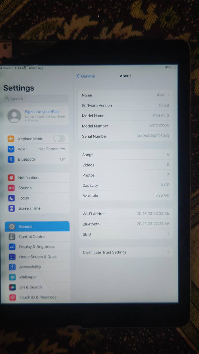 ipad air 2 2