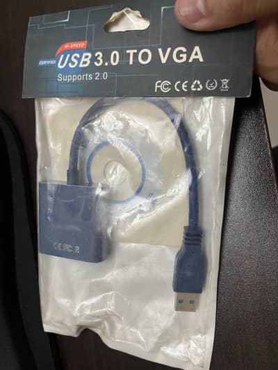 USB to VGA/Ethernet Adapter