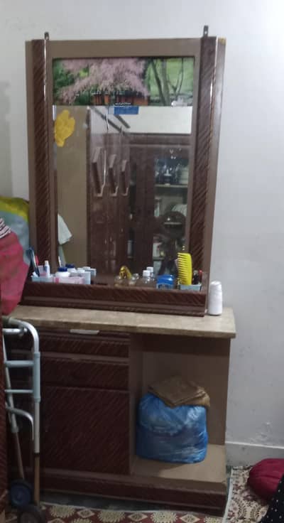 wooden dressing table