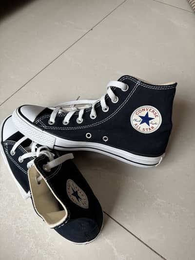 Converse Chuck Taylor All Star High Tops, Black, EU 39, Unisex