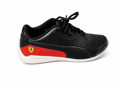 Black Puma Ferrari-Style Sneakers