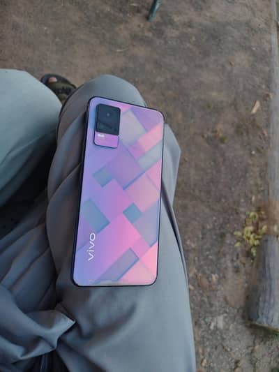 Vivo v21e mobile for sale with Charger and Box