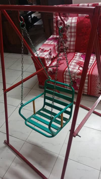 Metal swing for children