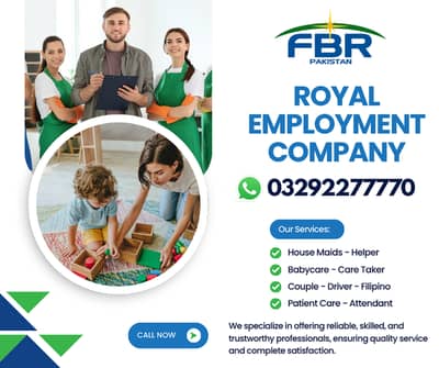 Provide Maids ,Driver, Helper, Couples, Patient Care, Cook, Babysitter