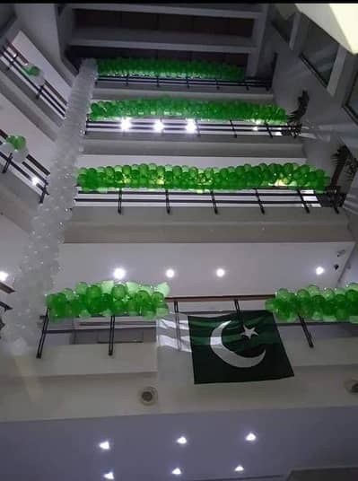 azadi 14 August Event Planner balloon decorations birthday