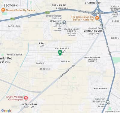1 KANAL PLOT FOR SALE IN AWT PHASE 2