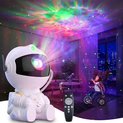 Astronaut Starry Sky Galaxy Projector Rotating Nebula Light With Remot