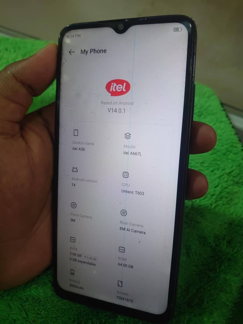 Itel A50 3