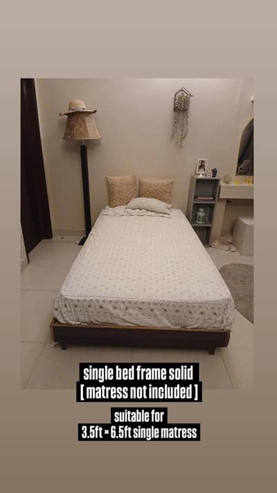 bed frame without mattress
