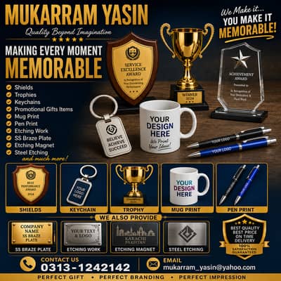 We Deals In All kinds Promotional Gifts Item contact 0313-1242142